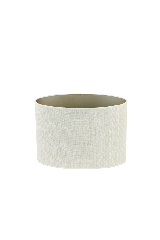 Saverna Lampenkap Ovaal - wit - 30x15x25 cm