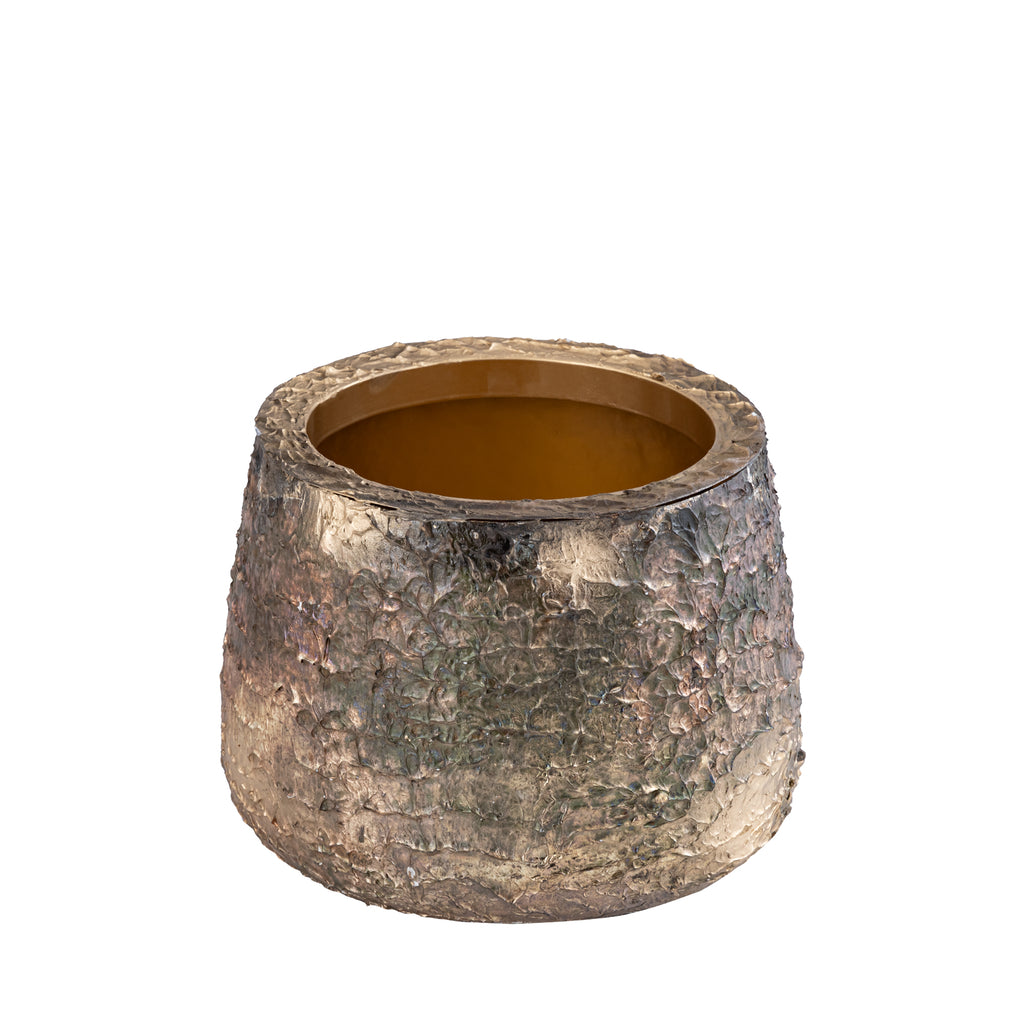 Simona Gold antique iron pot low S