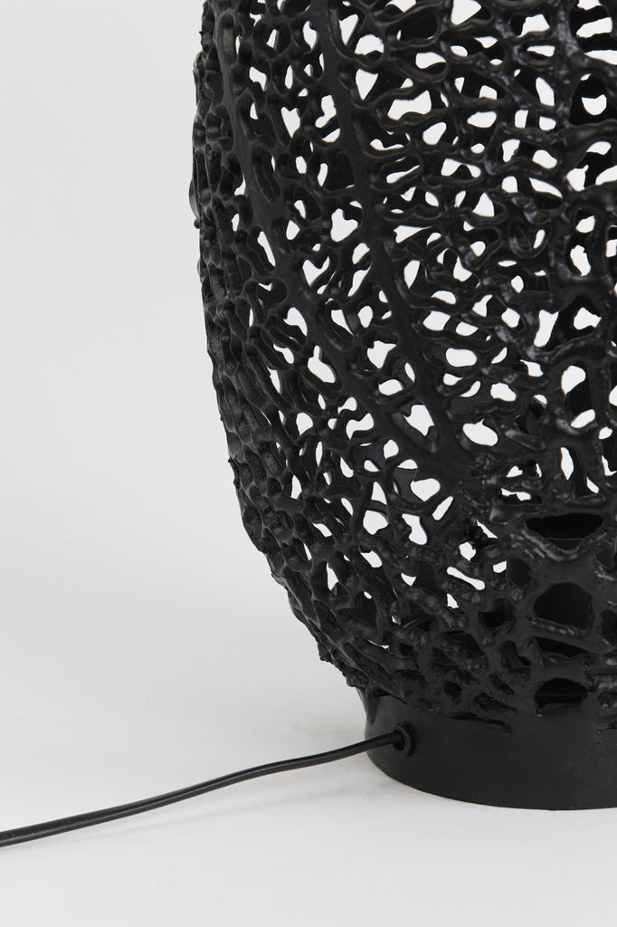 Tafellamp Sinula - Zwart Ø 24 cm