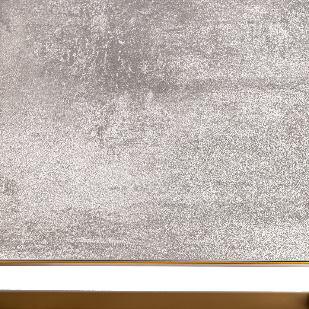 Salontafelset 'Lisa' 65 en 50cm, kleur goud / beton