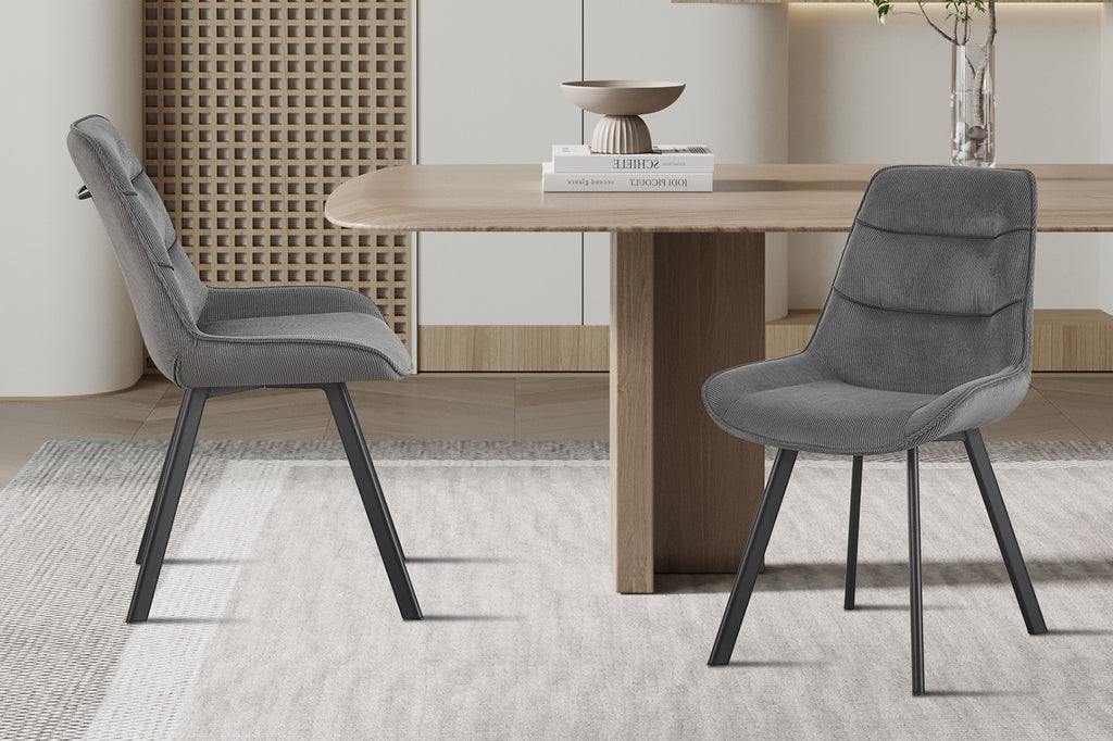 Amelie Corduroy Grijs