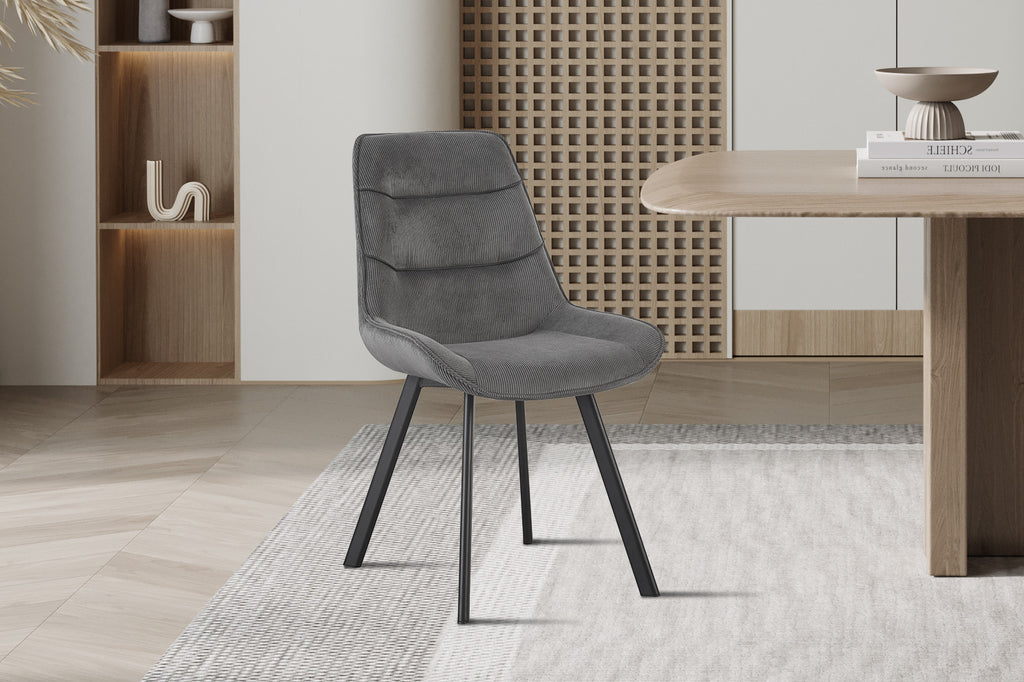 Amelie Corduroy Grijs