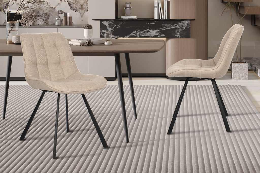 Ariba Stof Beige/Lichtgrijs