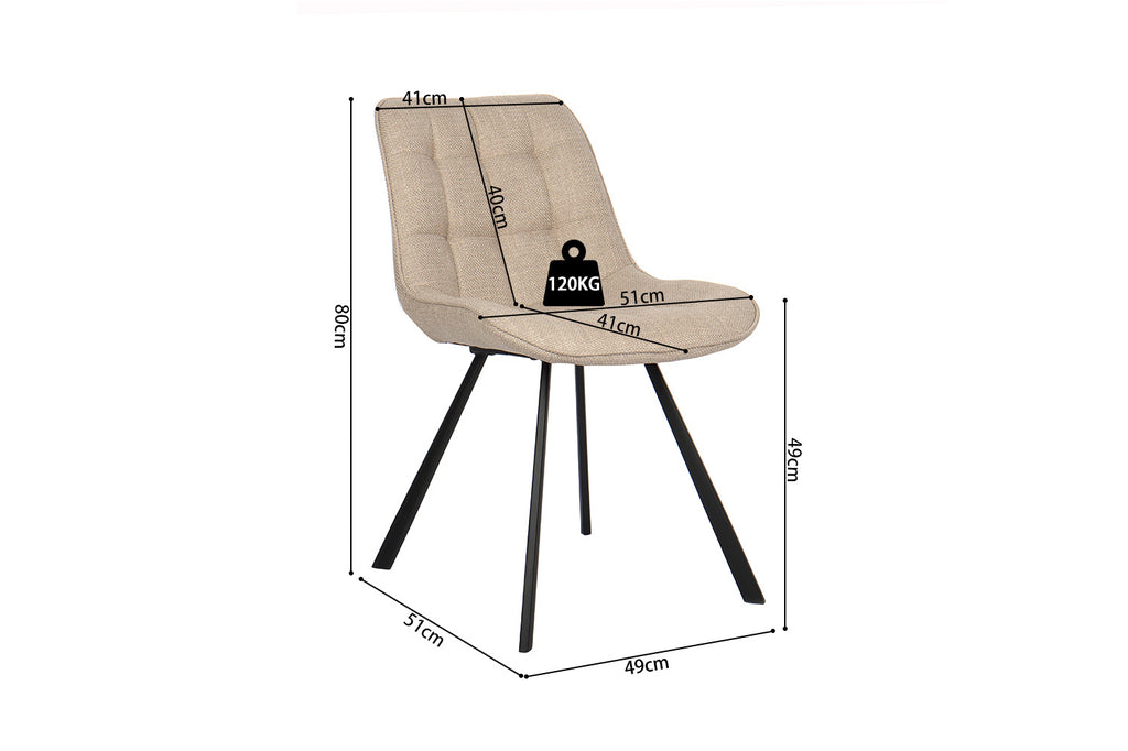 Ariba Stof Beige/Lichtgrijs