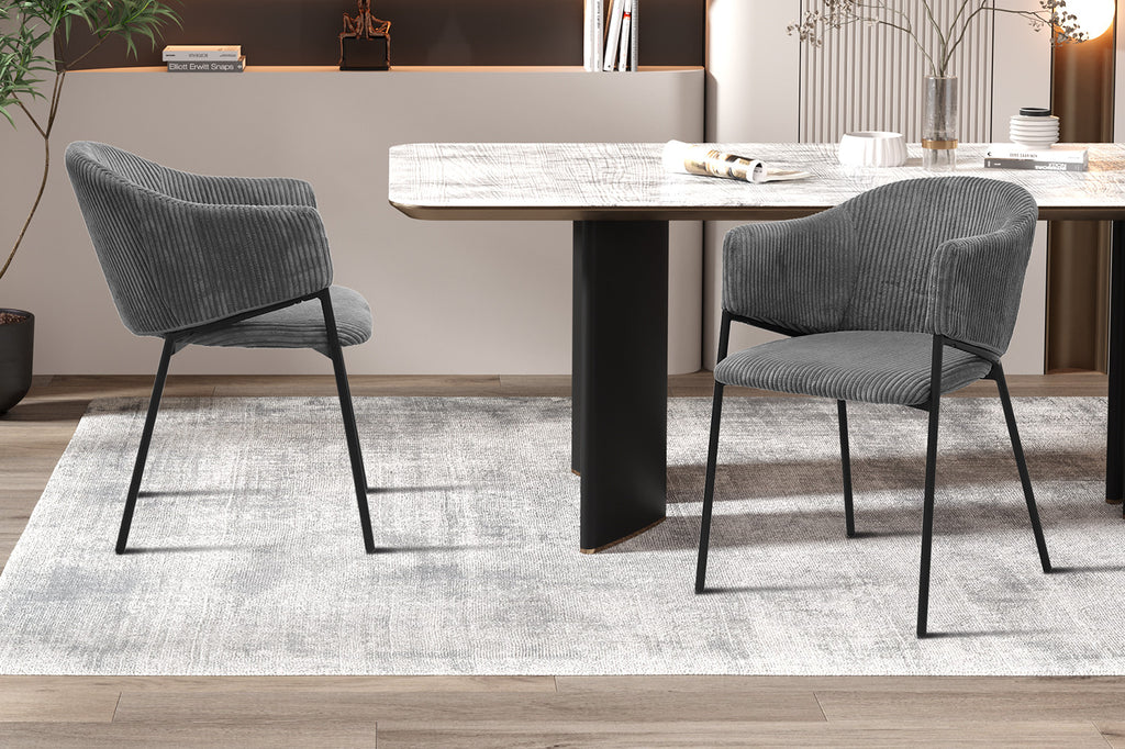 Hugo Corduroy Donkergrijs