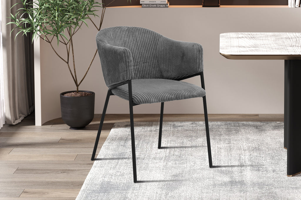 Hugo Corduroy Donkergrijs