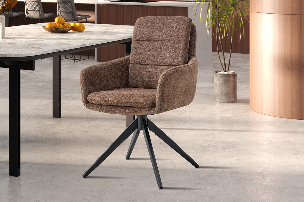 Lisold Draaibaar Stof Raven 45 Bruin