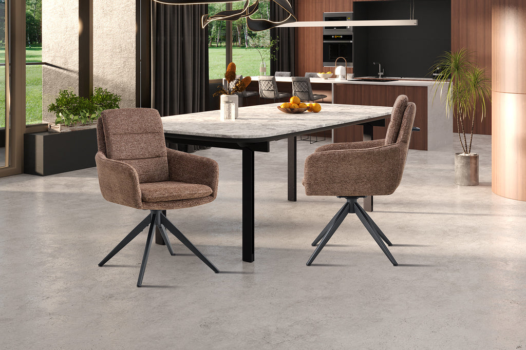 Lisold Draaibaar Stof Raven 45 Bruin