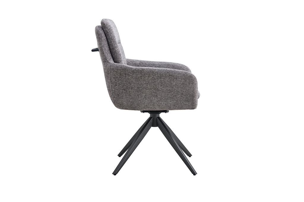 Lisold Draaibaar Stof Raven 13 Donkergrijs