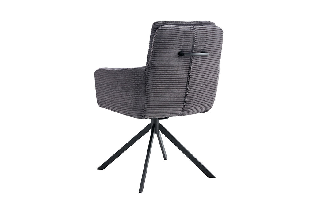 Luna Draaibaar Corduroy Grijs