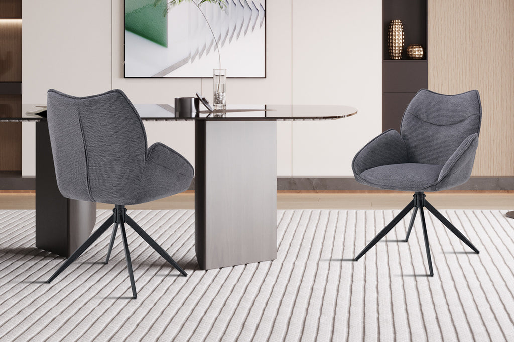 Mahi Draaibaar Stof Donkergrijs