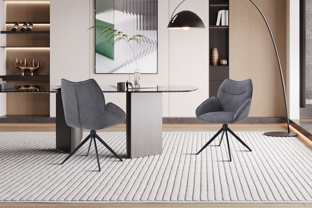 Mahi Draaibaar Stof Donkergrijs