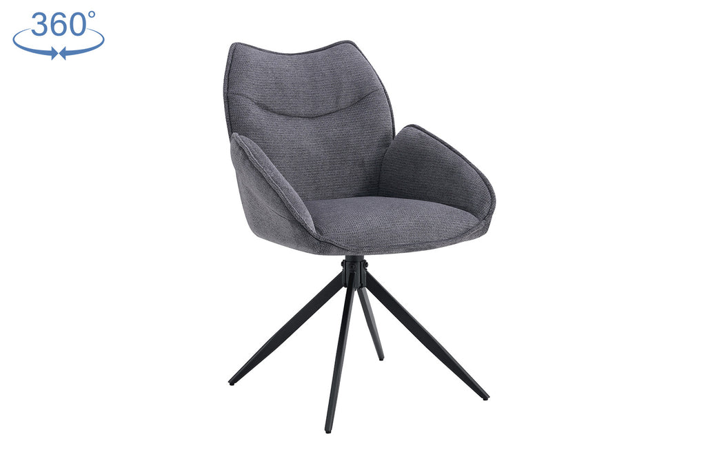 Mahi Draaibaar Stof Donkergrijs