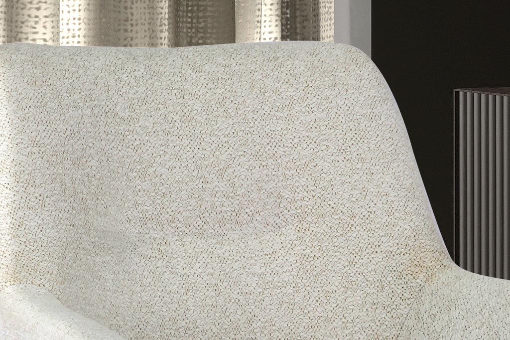 Modest Draaibaar Stof Teddy Ecru