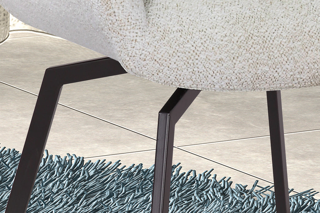 Modest Draaibaar Stof Teddy Ecru