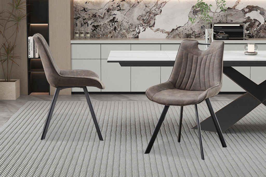 Pablo Micro fiber PU Donkergrijs