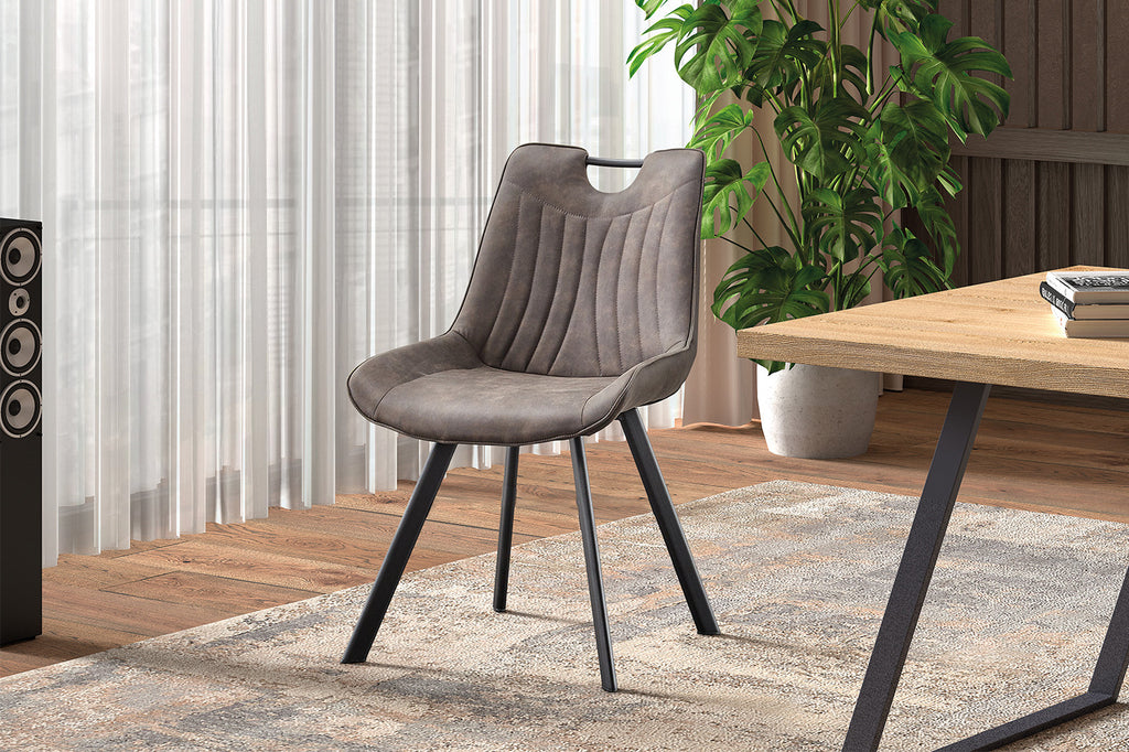 Pablo Micro fiber PU Donkergrijs