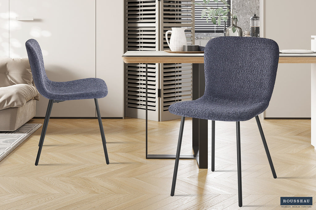 Susan Bouclé Donkergrijs