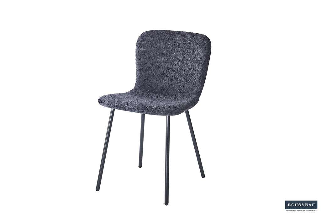 Susan Bouclé Donkergrijs