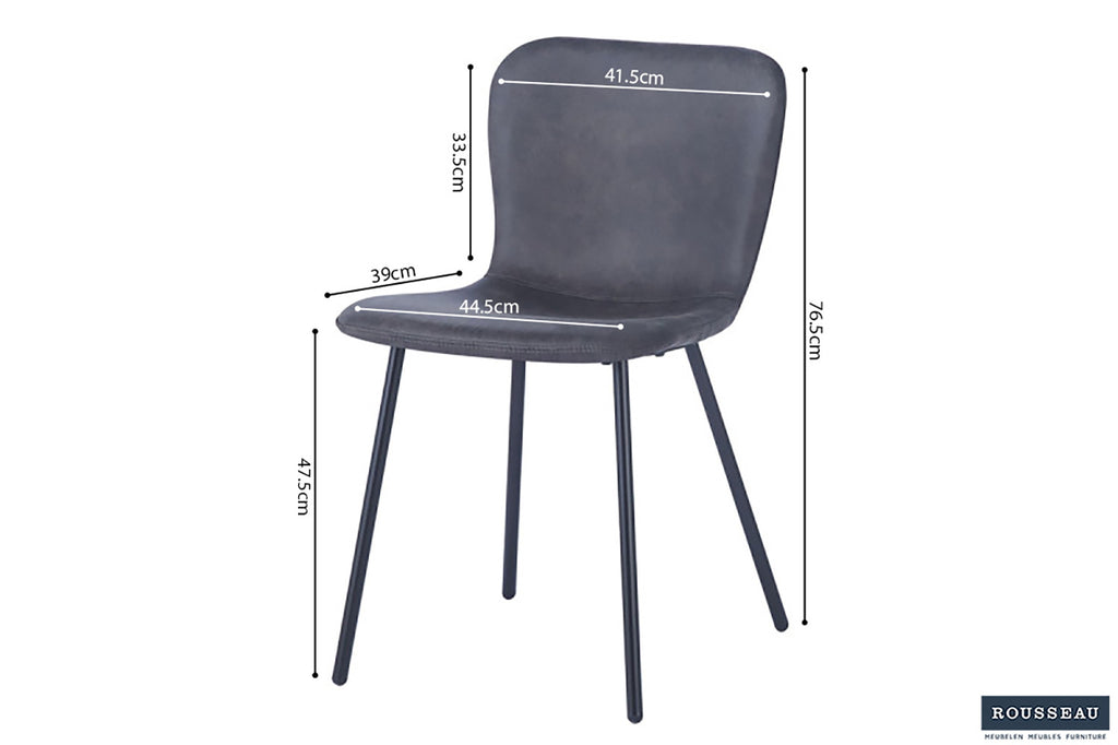 Susan PU Donkergrijs