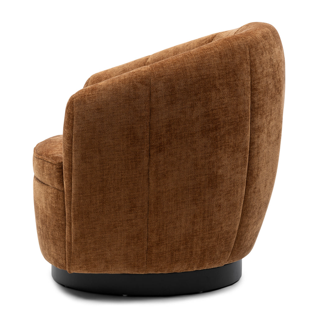 The Countess Swivel fauteuil Maroon Brown