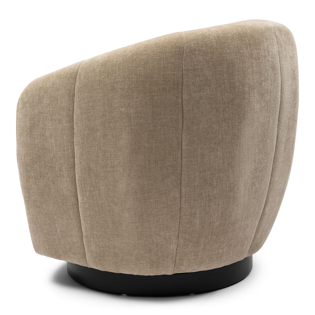 The Countess Swivel fauteuil NaturalLinen