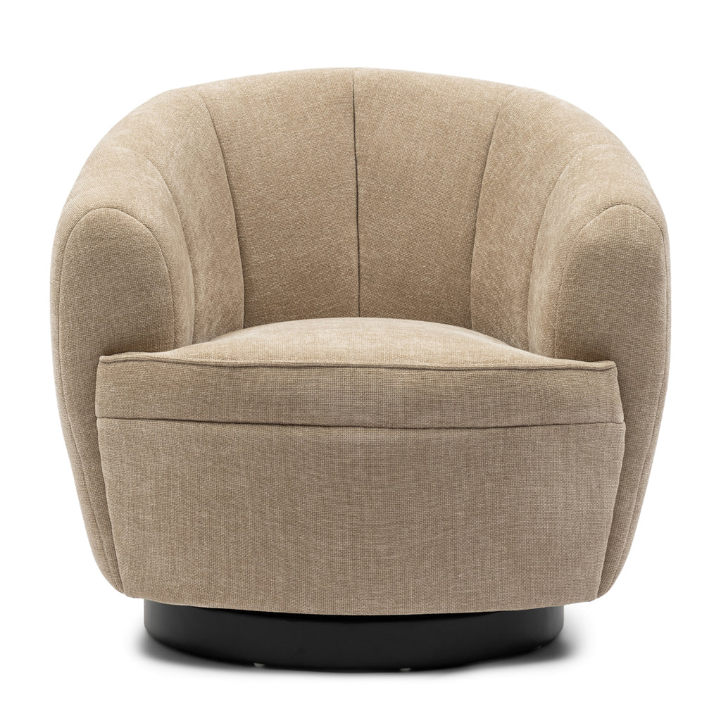 The Countess Swivel fauteuil NaturalLinen