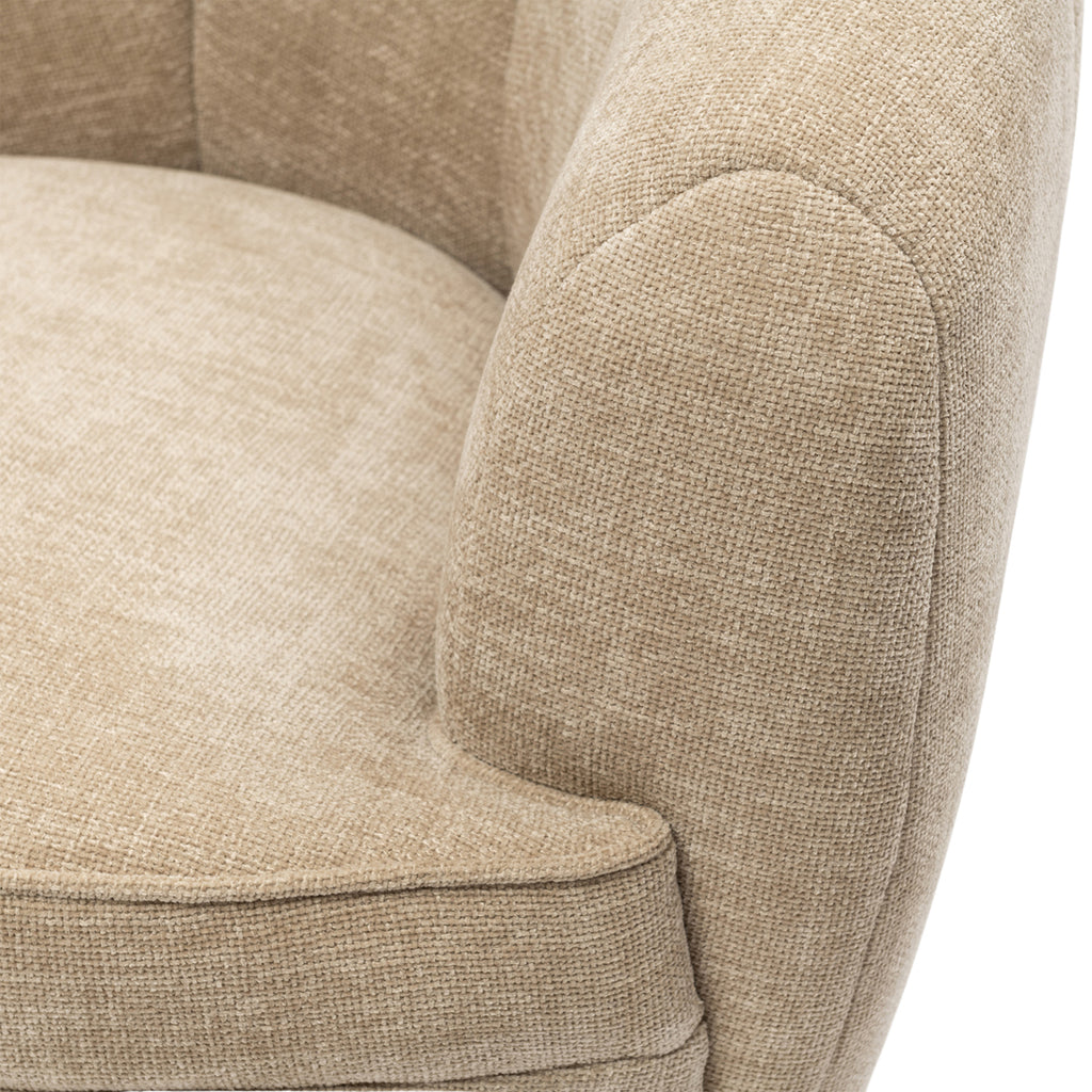 The Countess Swivel fauteuil NaturalLinen