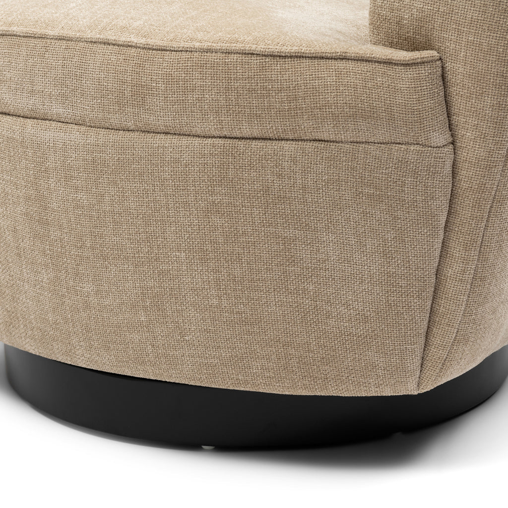 The Countess Swivel fauteuil NaturalLinen