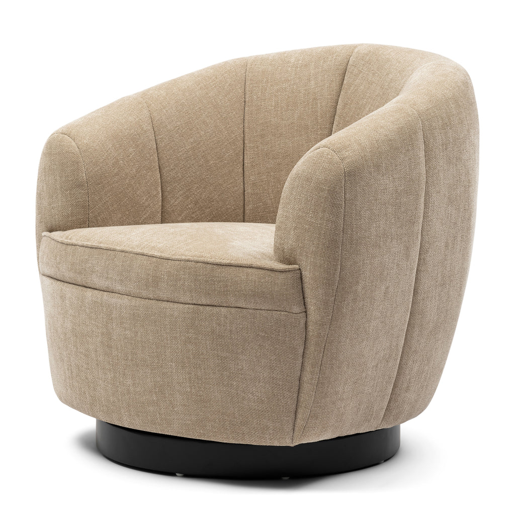 The Countess Swivel fauteuil NaturalLinen