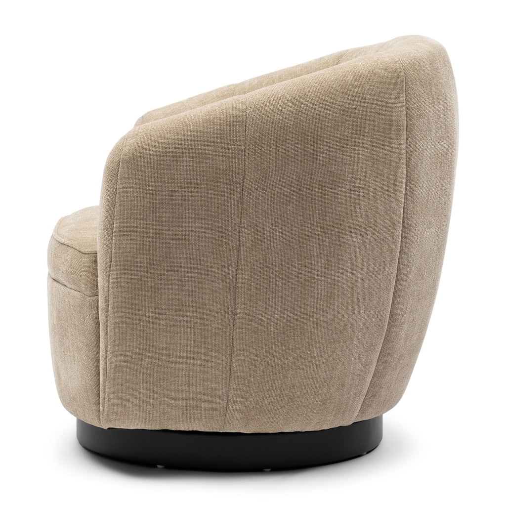The Countess Swivel fauteuil NaturalLinen
