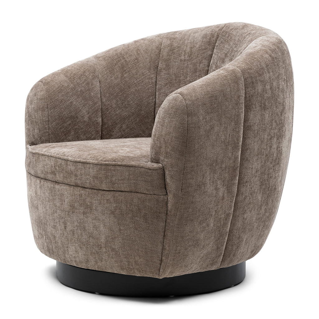 The Countess Swivel fauteuil WarmMushroom
