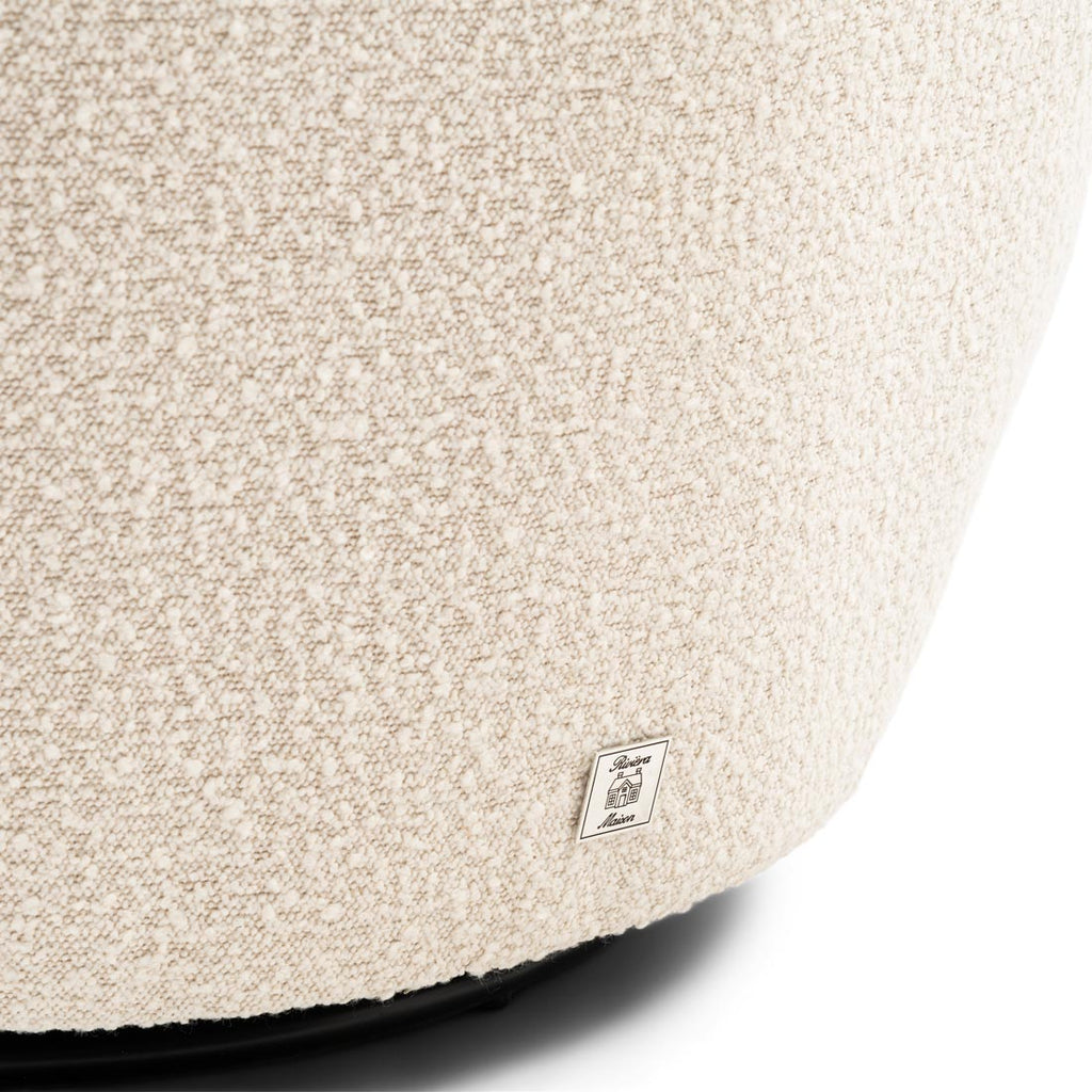 The Jill Swivel fauteuil White Sand