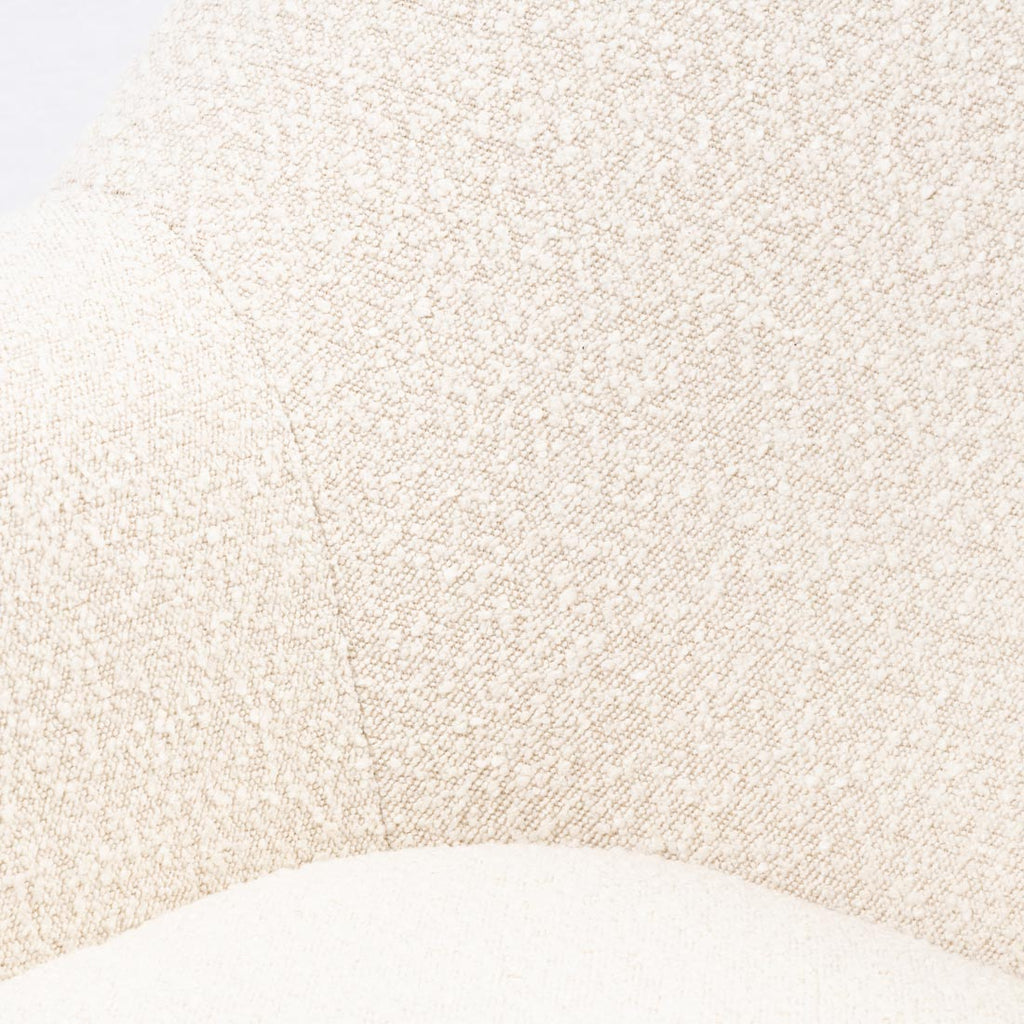 The Jill Swivel fauteuil White Sand