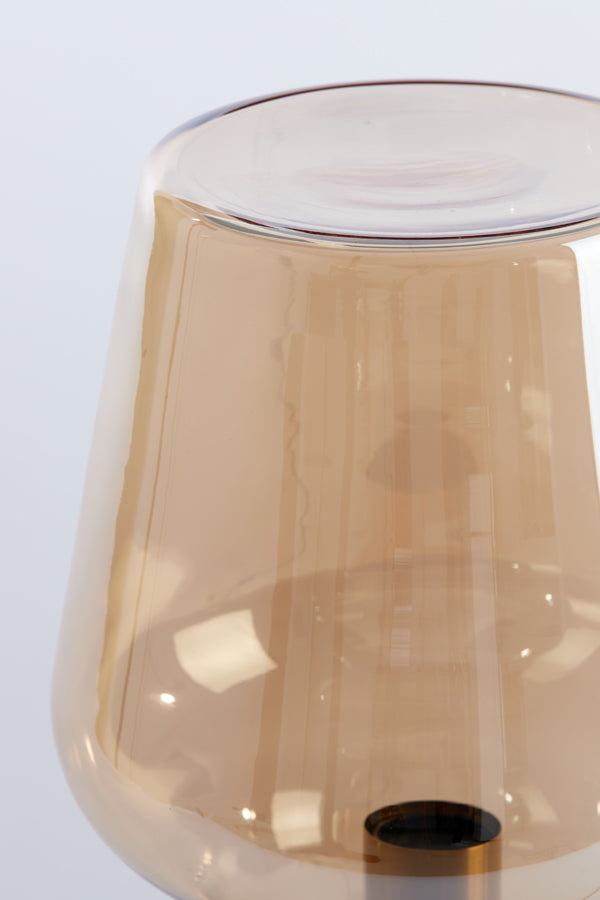 Tafellamp Tonga in Antiek Brons 14 cm