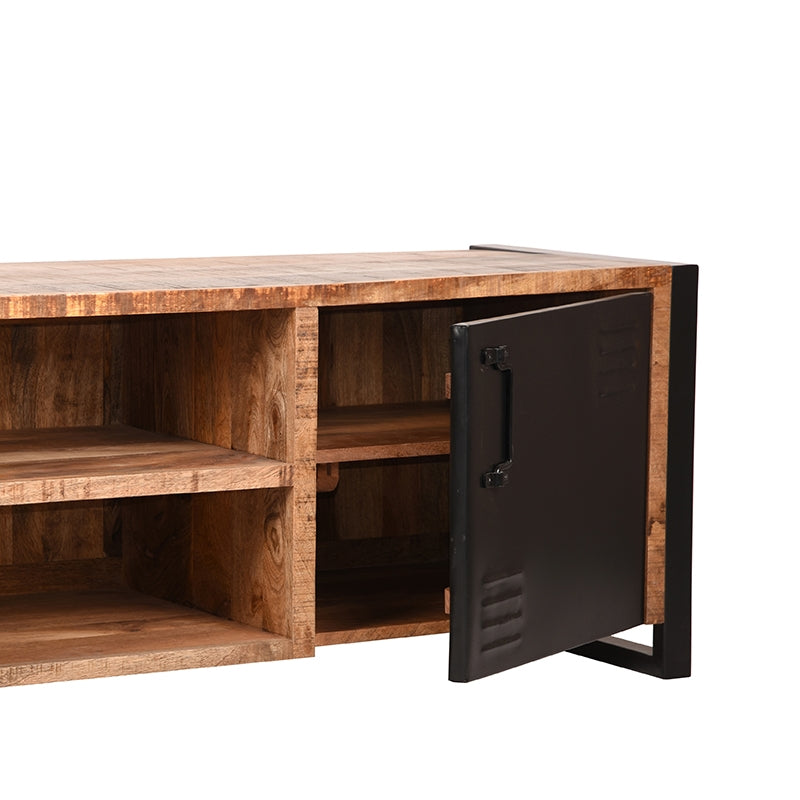 Tv-meubel Brussels - Rough - Mangohout - 160 cm
