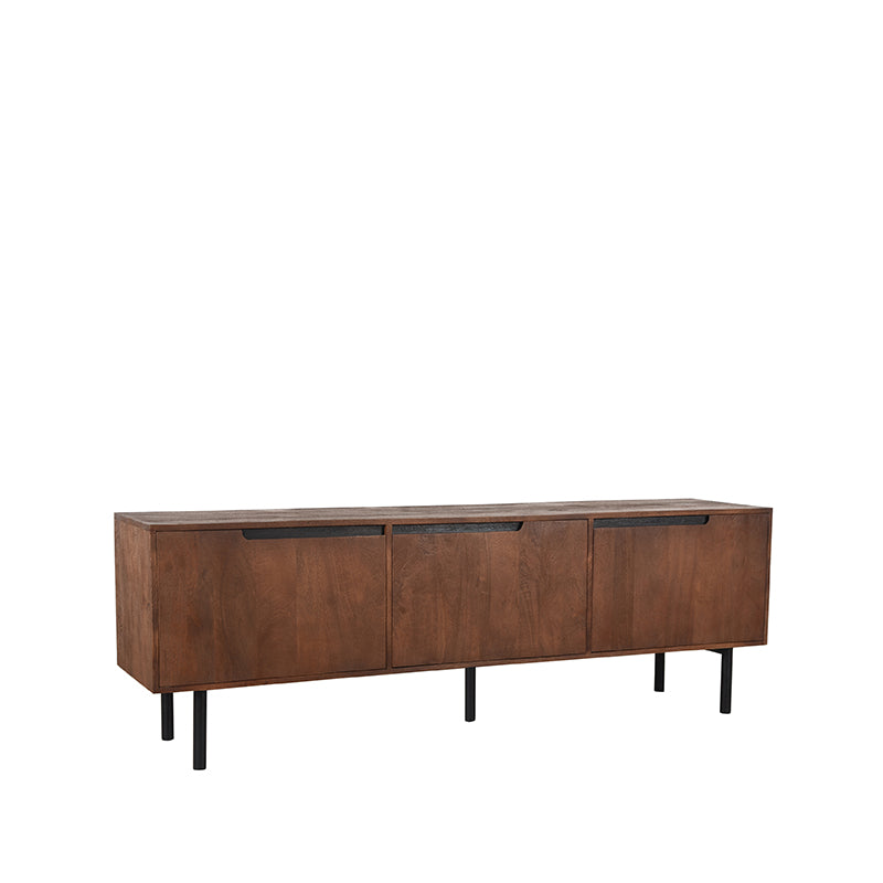 Tv-meubel Rio - Espresso - Mangohout - 180 cm