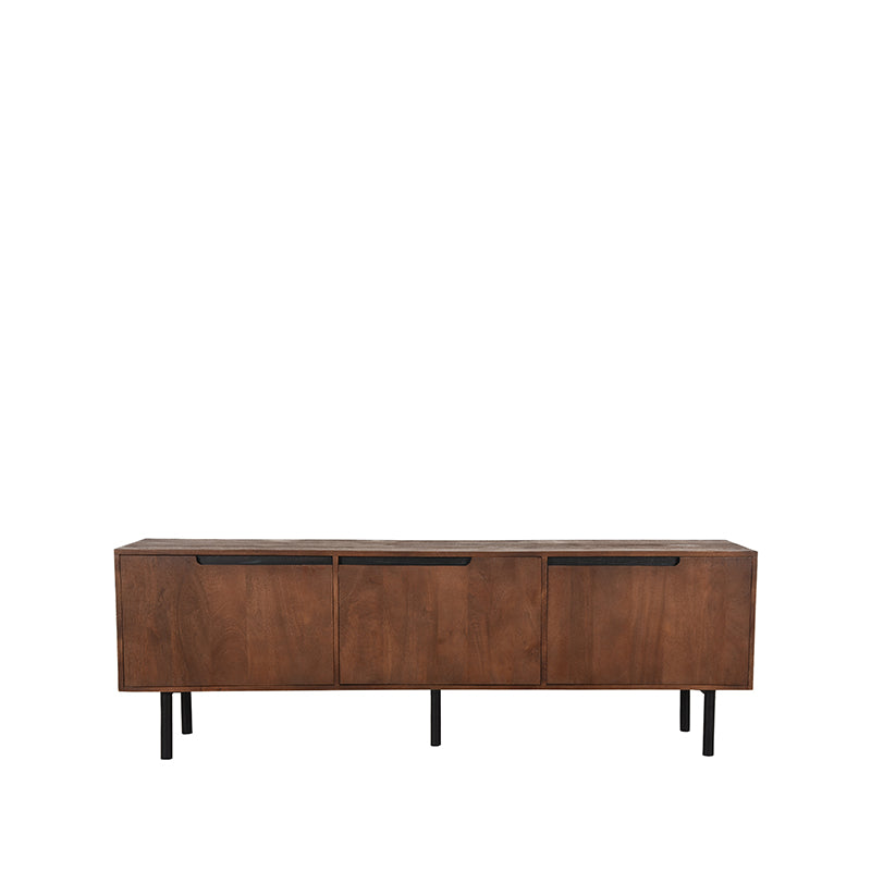 Tv-meubel Rio - Espresso - Mangohout - 180 cm