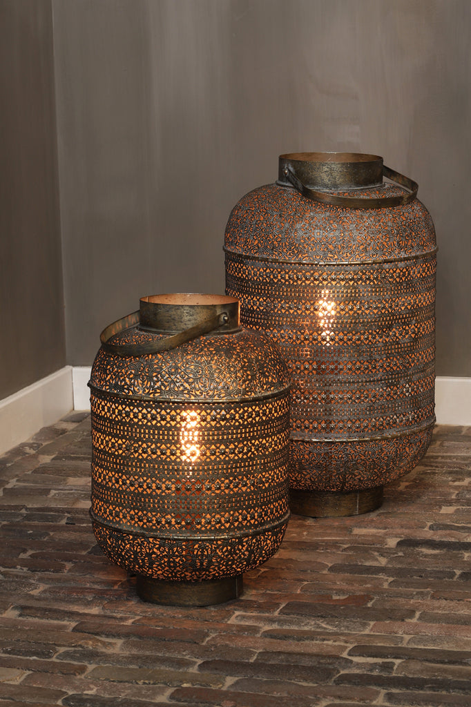 Tafellamp Udupi - Bruin Ø 31 cm