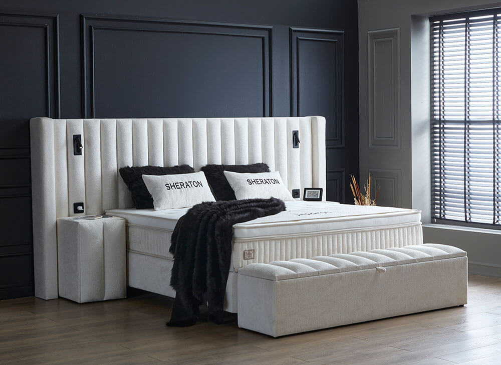 Boxspring Sheraton White
