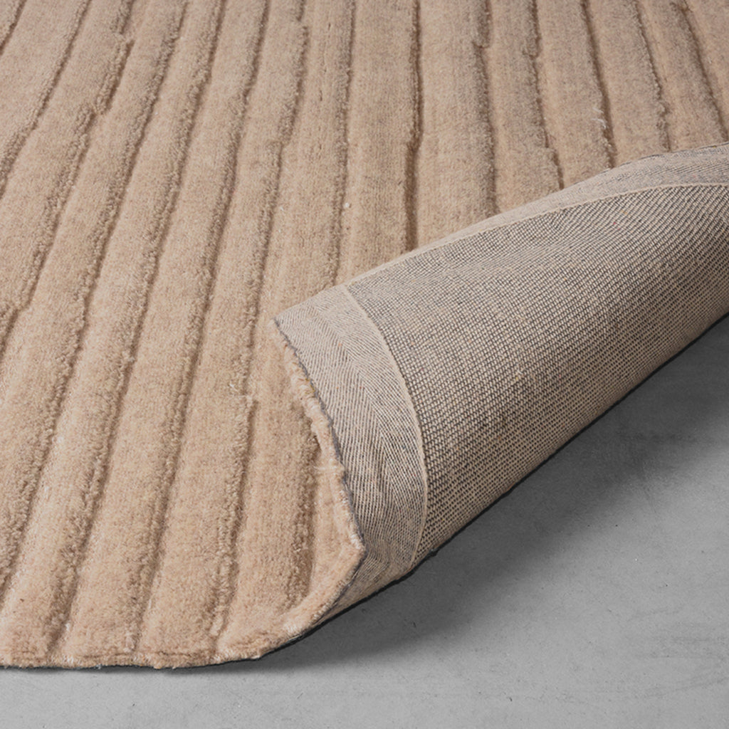 Luxy wollen vloerkleed- Taupe - 160x230 cm