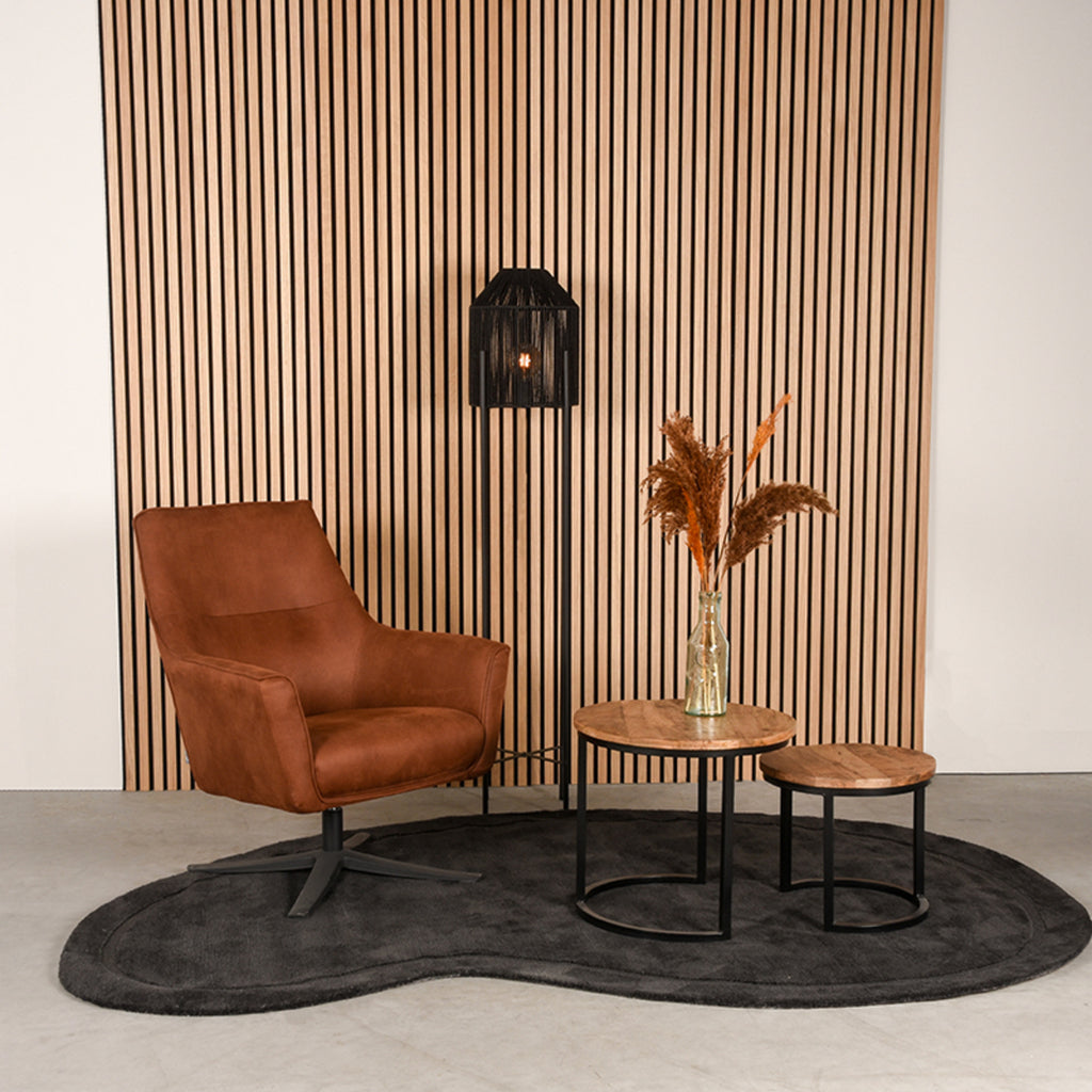 Mody - Antraciet - Synthetisch - 160x230 cm