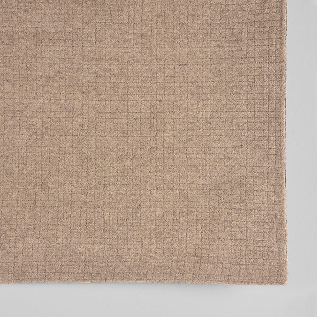 Wolly wollen vloerkleed- Taupe - 200x300 cm