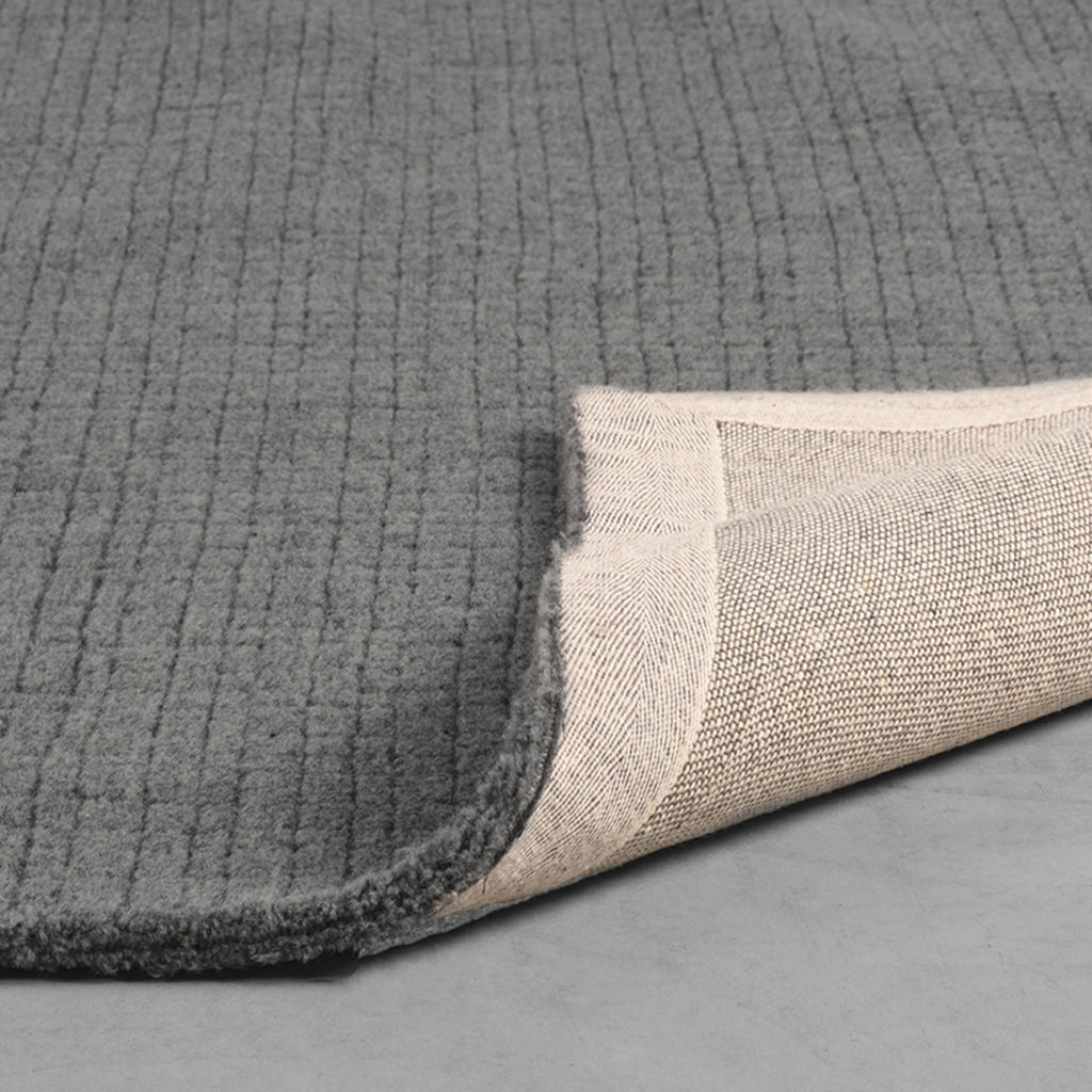Wolly wollen vloerkleed- Antraciet