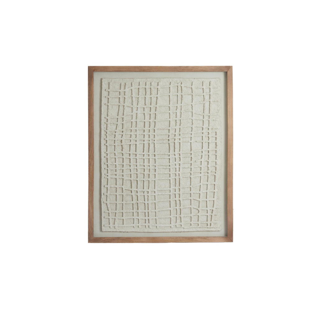 Wanddecoratie Haiku in Crème 74x2x90 cm