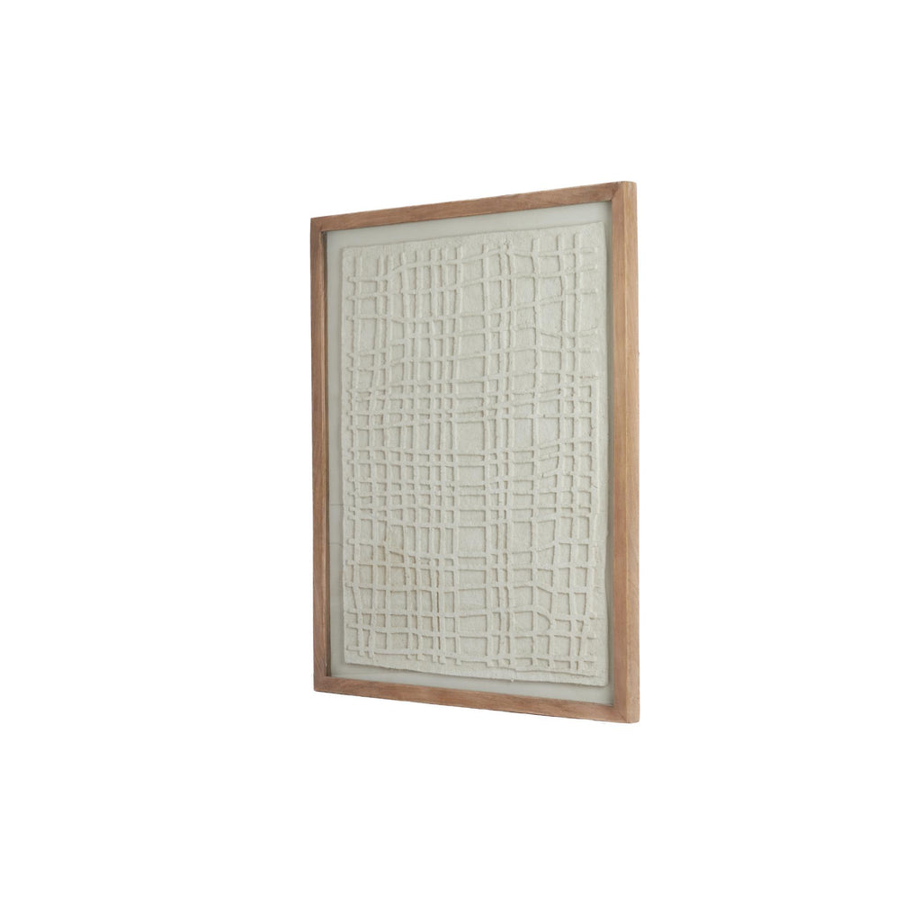 Wanddecoratie Haiku in Crème 74x2x90 cm