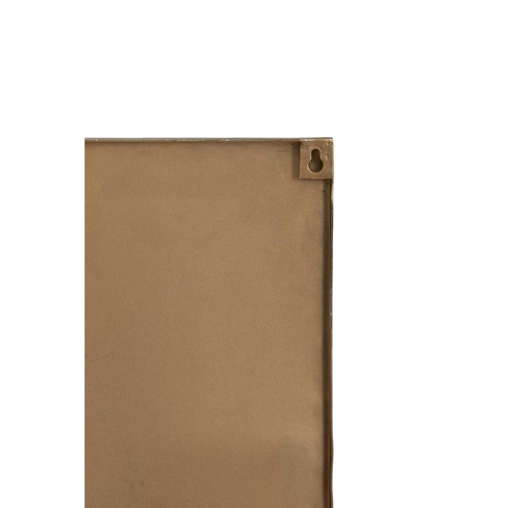 Wanddecoratie Zahina - Antiek brons - 80x1.5x80cm