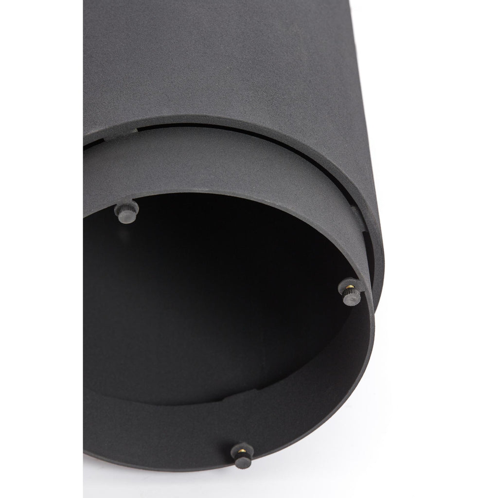 Zuil Alarios - Mat zwart - Ø35cm