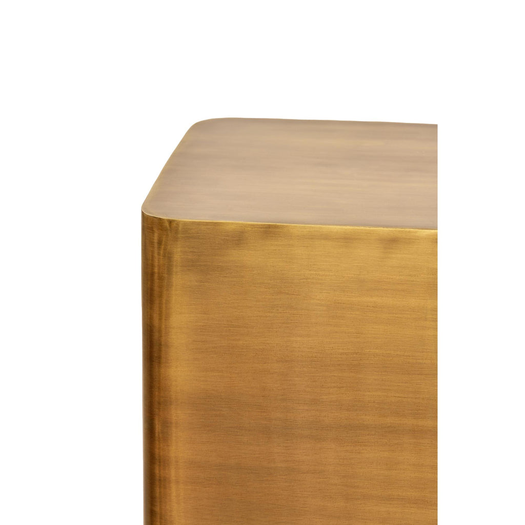 Zuil Alurio - Brons - 35.5x35.5x100cm